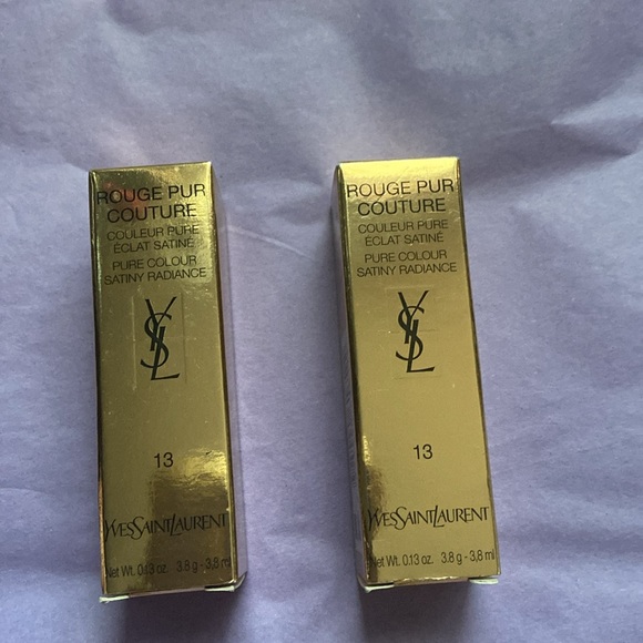 YSL set of 2 rouge pur couture 13 Le orange - Picture 13 of 17